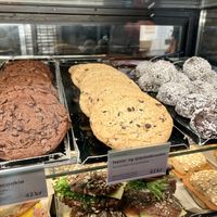 Vegan cookies and a chocolate ball   at Espresso House - S Hovedhallen in Oslo