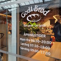 Opening hours at Godt Brød Sandnes in Sandnes