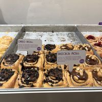 Oreo and snicker roll  at Cinnamood in Dusseldorf