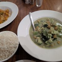 Thai green curry at Urban Eatery in Nairobi