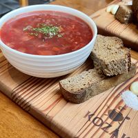 Borscht  at Kozak Homemade Ukrainian Food in Vancouver