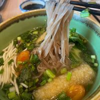 Brown rice noodles   at SIN - NamNam - T3 in East Singapore