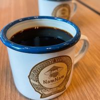 Black coffee   at SIN - NamNam - T3 in East Singapore