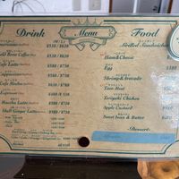 Menu (14.01.2023)  at Klatch Coffee in Ishigaki