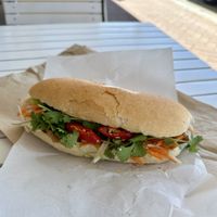 Tofu banh mi  at BunLee Bun & Brew in Burleigh Heads
