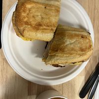 I had the vegan Cluck Norris with a side of lentil and herb soup. Both were absolutely amazing!  at The Twisted Fig in Caldwell