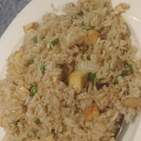 Thai fried rice with tofu at Thai Bistro in Medford