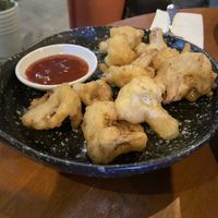 “Buffalo” cauliflower wings  at Groove & Greens Café in Nonthaburi