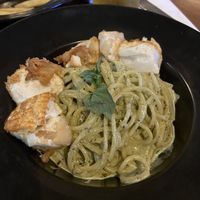 Pesto Pasta with Tofuu  at Groove & Greens Café in Nonthaburi