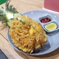 Pineapple fried rice - 8/10, some nice spices flavouring the dish, good food at Namaste Vegetarian in Phuket
