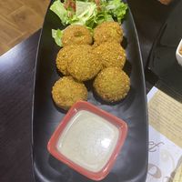 Falafels with thahinni   at Chef Leila in Sofia