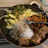 Vegan salad at Hanoi in Athens