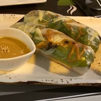 Vegan fresh rolls at Hanoi in Athens