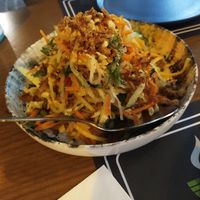 Papaya salad with peanuts. So fresh at Hanoi in Athens