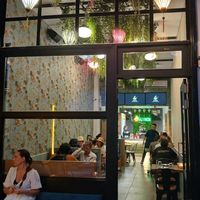 Part of the indoor seating. We sat outside at Hanoi in Athens