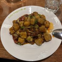 Gong bao tofu   at Tofu Vegan - Spitalfields in East London