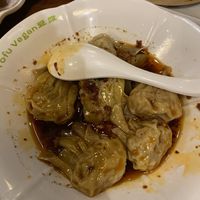 Wontons in house special sauce  #Veganuary at Tofu Vegan - Spitalfields in East London