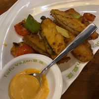 Twice cooked fisc  #Veganuary at Tofu Vegan - Spitalfields in East London