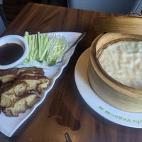 Pecking duck at Tofu Vegan - Spitalfields in East London