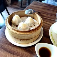 Soup dumplings at Tofu Vegan - Spitalfields in East London