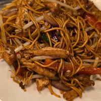 Noodles with tofu at Tofu Vegan - Spitalfields in East London