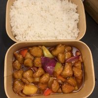 Sweet and Sour  at Tofu Vegan - Spitalfields in East London
