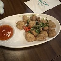 Salt and pepper mushroomm  at Tofu Vegan - Spitalfields in East London