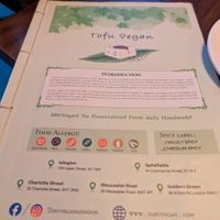  at Tofu Vegan - Spitalfields in East London