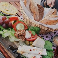 Amazing vegan cheeses at Café Allerlei in Trier