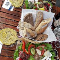 Cheese plate at Café Allerlei in Trier