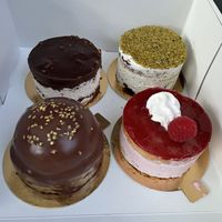 Various cakes an desserts  at Café Allerlei in Trier