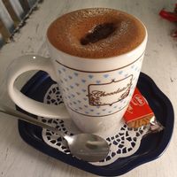 One of the best hot chocolates I have ever tasted at Café Allerlei in Trier