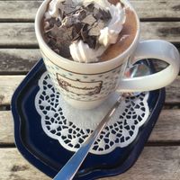 Dark chocolate milk at Café Allerlei in Trier