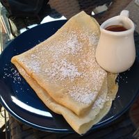 Crêpes mit Schokosauce at Café Allerlei in Trier