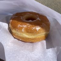 Vegan glazed  at Anna's Marketplace Bakery in Goleta