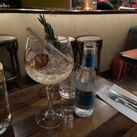 Gin & tonic: nice, as usual with G&T  at Vegitalian Pizza Bar in Utrecht