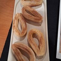 Vegane Churros mit Zimt und Zucker at Bocciabahn Tübingen - Juegos de Bochas in Tubingen
