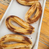 Churros at Bocciabahn Tübingen - Juegos de Bochas in Tubingen