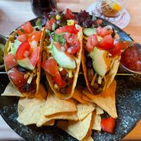 Vegan tacos  at La Cha Cha Cha in Koblenz