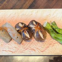 Vegan sushi platter  at Sexy Fish in Miami