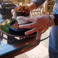 Breaking clay pot at Aysel'in Mutfağı in Nevsehir