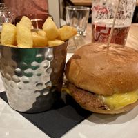Plant Based Burger  at The White Hart Hotel Restaurant in Kingston Upon Thames