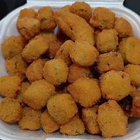 fried okra at Anthony's Grill in Santa Fe