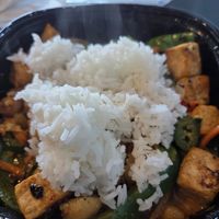 Rice was added at Anthony's Grill in Santa Fe