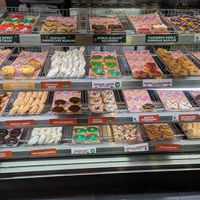 All their current donuts at Dunkin' in Santiago