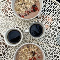 Protein bowl at Onederz Hostel in Siem Reap