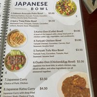 Menu (Mar 2024)  at Onederz Hostel in Siem Reap