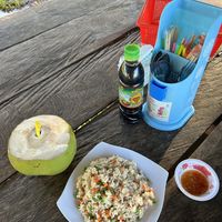 Fried rice with vegetables, no egg  at Lake Restaurant in Kampot