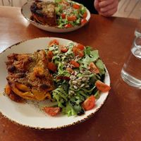 Vegane Lasagne at Héraðsskólinn Historic Guesthouse in Laugarvatn