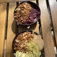 Açai bowls  at Acai&Me - El Born in Barcelona